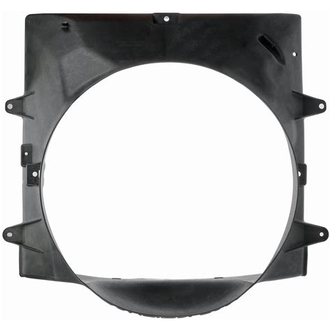 automotive engine cooling fan shroud